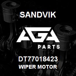 DT77018423 Sandvik WIPER MOTOR | AGA Parts