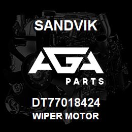 DT77018424 Sandvik WIPER MOTOR | AGA Parts