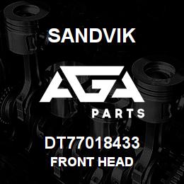 DT77018433 Sandvik FRONT HEAD | AGA Parts