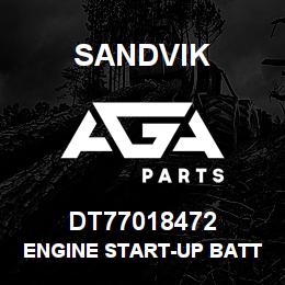 DT77018472 Sandvik ENGINE START-UP BATTERY | AGA Parts