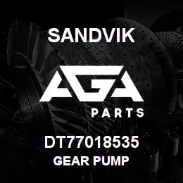 DT77018535 Sandvik GEAR PUMP | AGA Parts