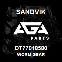 DT77018580 Sandvik WORM GEAR | AGA Parts