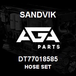 DT77018585 Sandvik HOSE SET | AGA Parts