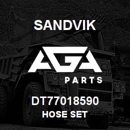 DT77018590 Sandvik HOSE SET | AGA Parts