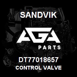 DT77018657 Sandvik CONTROL VALVE | AGA Parts