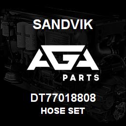 DT77018808 Sandvik HOSE SET | AGA Parts