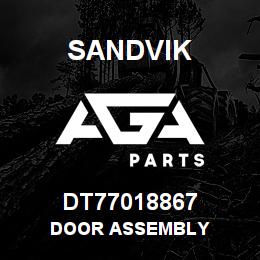 DT77018867 Sandvik DOOR ASSEMBLY | AGA Parts