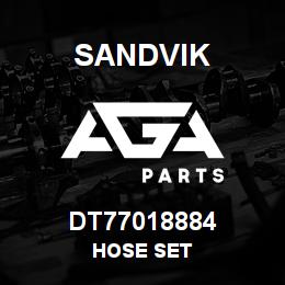 DT77018884 Sandvik HOSE SET | AGA Parts