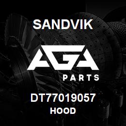 DT77019057 Sandvik HOOD | AGA Parts