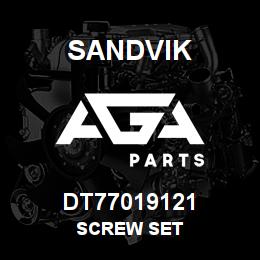 DT77019121 Sandvik SCREW SET | AGA Parts