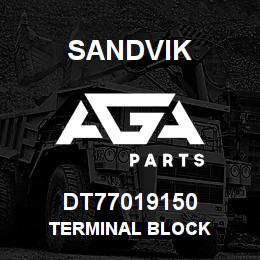 DT77019150 Sandvik TERMINAL BLOCK | AGA Parts
