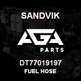 DT77019197 Sandvik FUEL HOSE | AGA Parts
