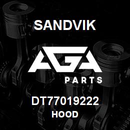 DT77019222 Sandvik HOOD | AGA Parts