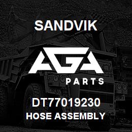 DT77019230 Sandvik HOSE ASSEMBLY | AGA Parts