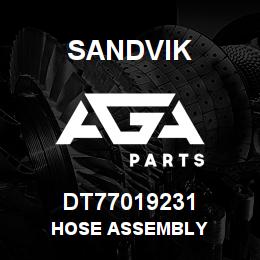 DT77019231 Sandvik HOSE ASSEMBLY | AGA Parts