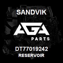 DT77019242 Sandvik RESERVOIR | AGA Parts