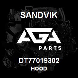 DT77019302 Sandvik HOOD | AGA Parts