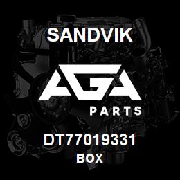 DT77019331 Sandvik BOX | AGA Parts