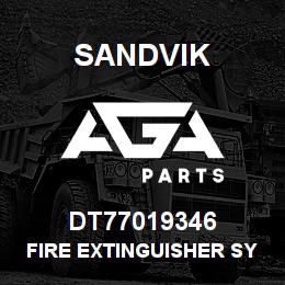 DT77019346 Sandvik FIRE EXTINGUISHER SYSTEM | AGA Parts