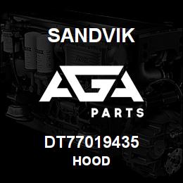 DT77019435 Sandvik HOOD | AGA Parts