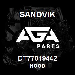 DT77019442 Sandvik HOOD | AGA Parts