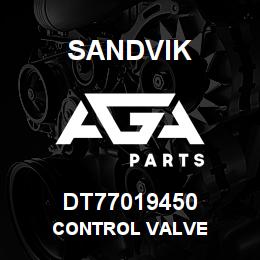 DT77019450 Sandvik CONTROL VALVE | AGA Parts