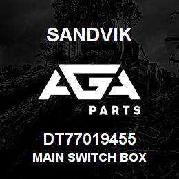 DT77019455 Sandvik MAIN SWITCH BOX | AGA Parts
