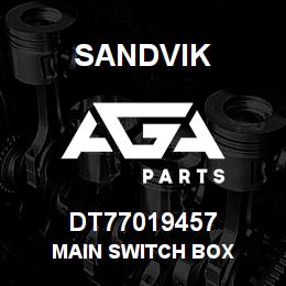 DT77019457 Sandvik MAIN SWITCH BOX | AGA Parts