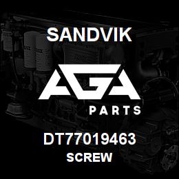 DT77019463 Sandvik SCREW | AGA Parts