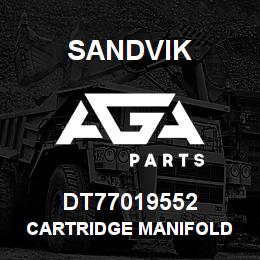 DT77019552 Sandvik CARTRIDGE MANIFOLD | AGA Parts