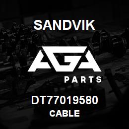 DT77019580 Sandvik CABLE | AGA Parts