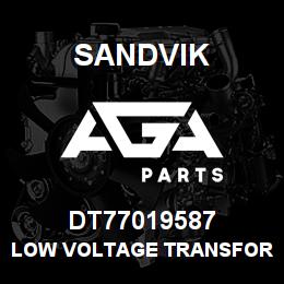 DT77019587 Sandvik LOW VOLTAGE TRANSFORMER | AGA Parts