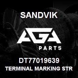DT77019639 Sandvik TERMINAL MARKING STRIP | AGA Parts