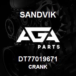 DT77019671 Sandvik CRANK | AGA Parts