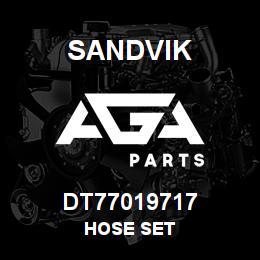 DT77019717 Sandvik HOSE SET | AGA Parts