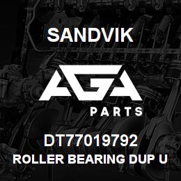 DT77019792 Sandvik ROLLER BEARING DUP USE 77008161 | AGA Parts