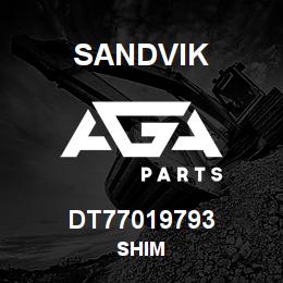DT77019793 Sandvik SHIM | AGA Parts