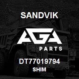 DT77019794 Sandvik SHIM | AGA Parts