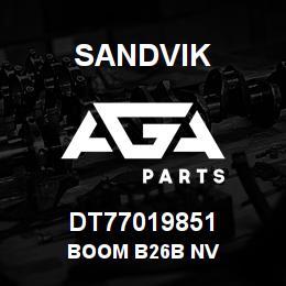 DT77019851 Sandvik BOOM B26B NV | AGA Parts