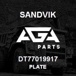 DT77019917 Sandvik PLATE | AGA Parts