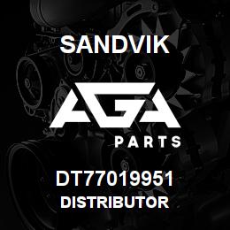 DT77019951 Sandvik DISTRIBUTOR | AGA Parts
