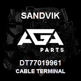 DT77019961 Sandvik CABLE TERMINAL | AGA Parts