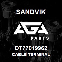 DT77019962 Sandvik CABLE TERMINAL | AGA Parts