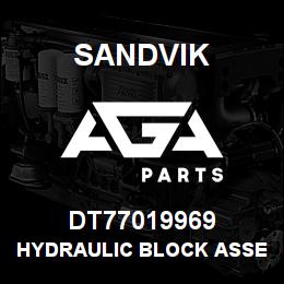DT77019969 Sandvik HYDRAULIC BLOCK ASSEMBLY | AGA Parts