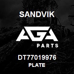DT77019976 Sandvik PLATE | AGA Parts