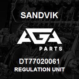 DT77020061 Sandvik REGULATION UNIT | AGA Parts