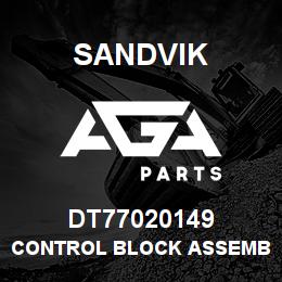 DT77020149 Sandvik CONTROL BLOCK ASSEMBLY | AGA Parts