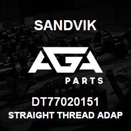 DT77020151 Sandvik STRAIGHT THREAD ADAPTER | AGA Parts