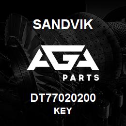 DT77020200 Sandvik KEY | AGA Parts