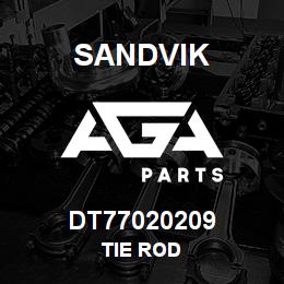 DT77020209 Sandvik TIE ROD | AGA Parts